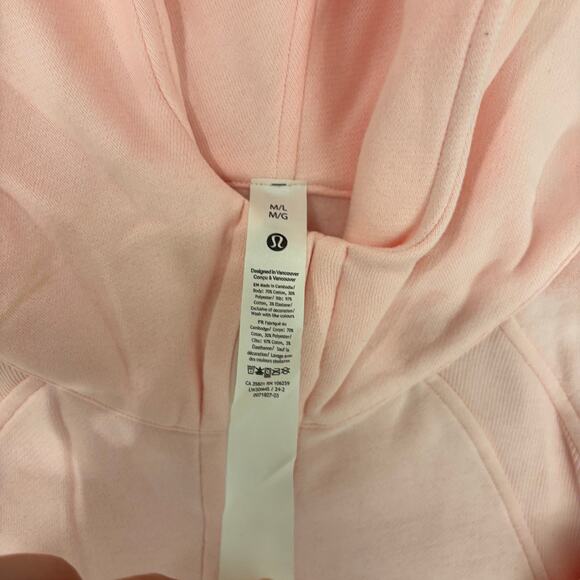 NWT Lululemon Scuba Oversized Half-Zip Hoodie Strawberry Milkshake - Picture 3 of 10